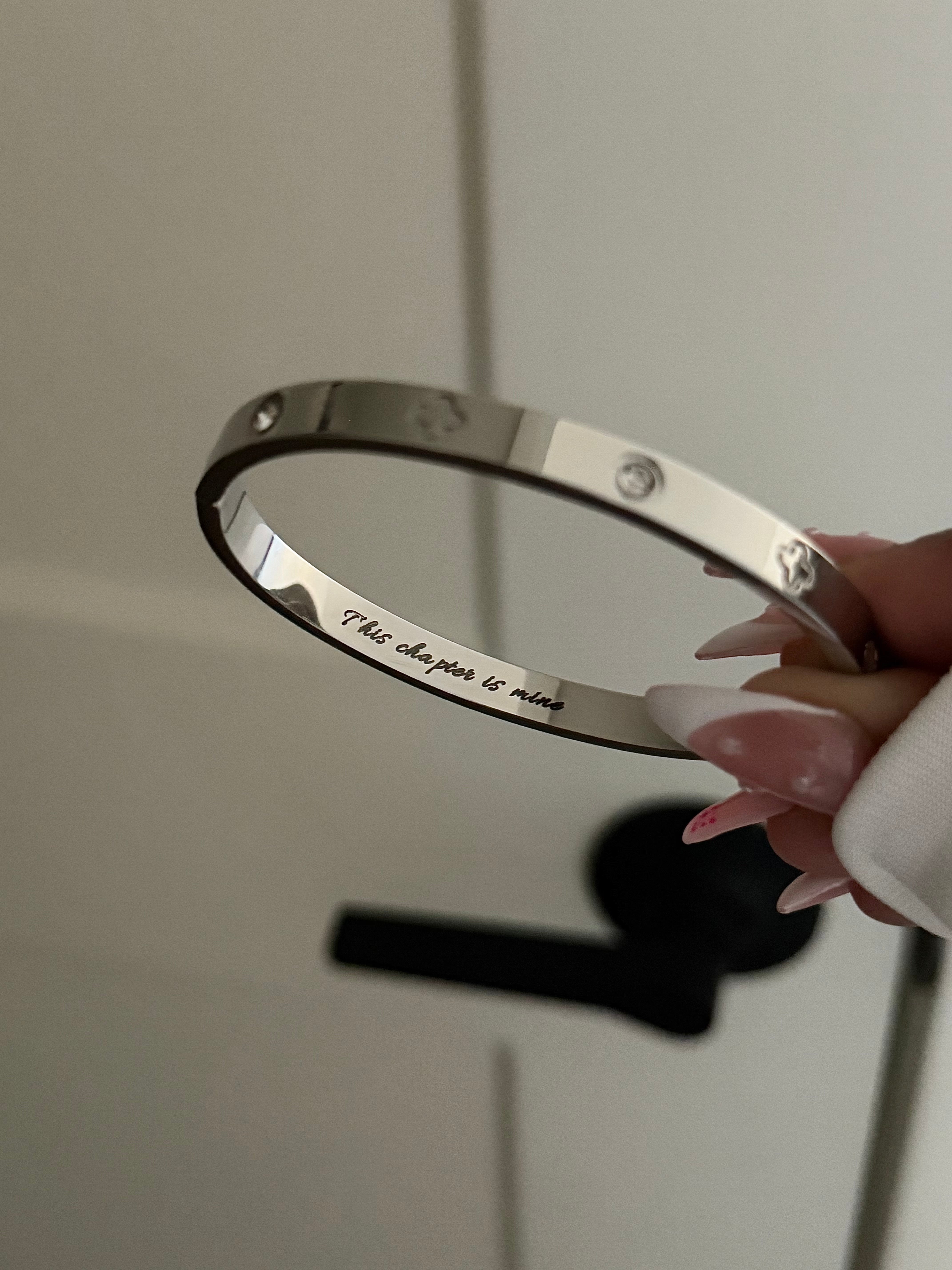 STAINLESS STEEL CLOVER BRACELET