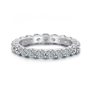 MOISSANITE ROUND BAND